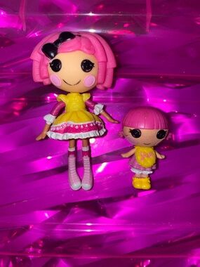 Lalaloopsy minis Crumbs Sugar Cookies and Sprinkle Spice Cookie dolls